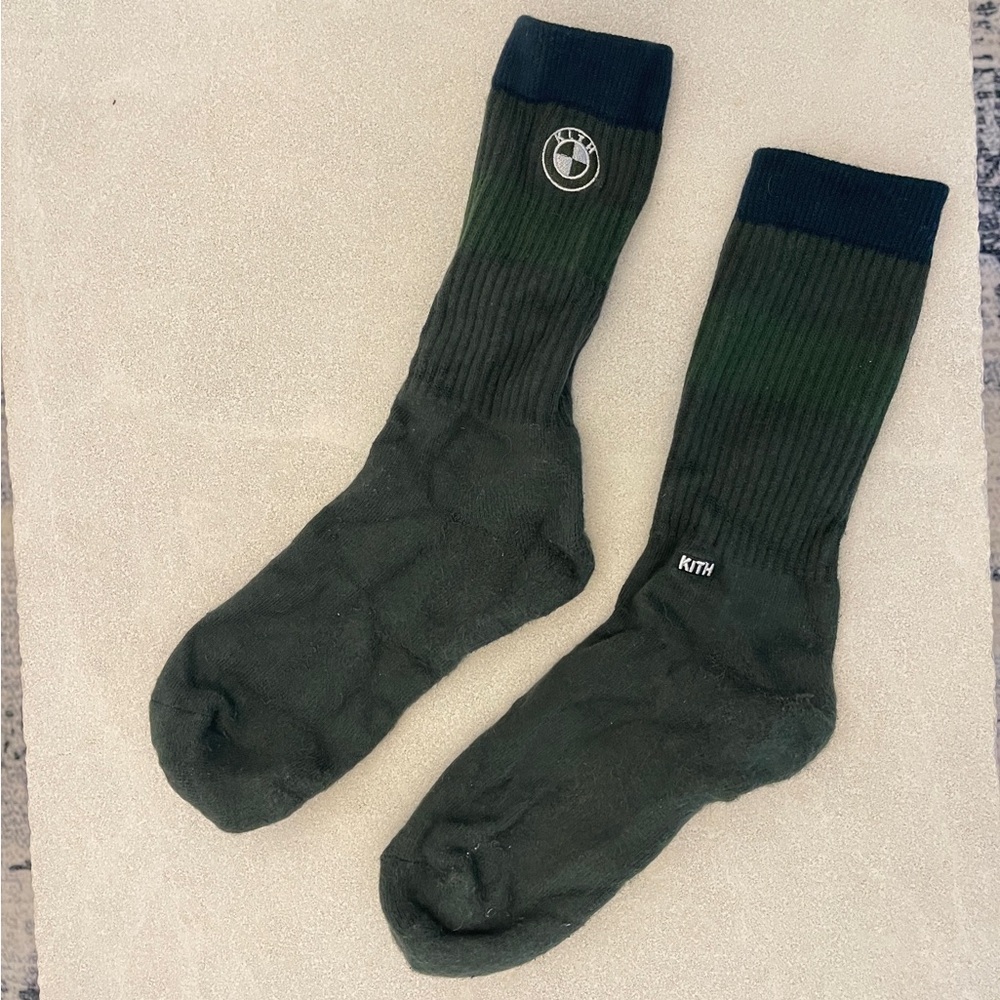 Kith BMW green dark used socks